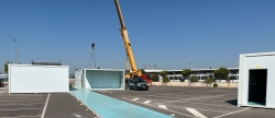 Burriana habilita una nueva zona de aparcamiento ante el traslado provisional del CEIP Hortolans