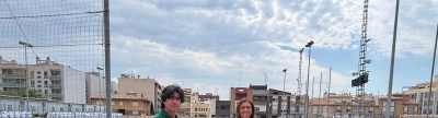 Renovacin del csped del campo de ftbol 8 de Boqueres en Almassora
