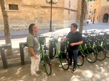 Compromís traslada al gobierno de Carrasco el malestar por el cambio de ruedas del Bicicas