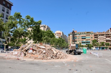 Comencen els treballs d'adequació del pàrquing dissuasori de l'antic mercat del dilluns a Castelló