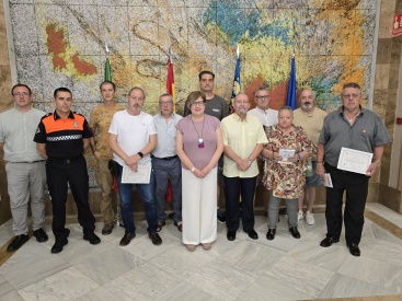 Reconeixement als voluntaris de la REMER a Castelló