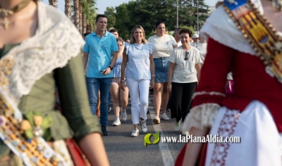 Marta Barrachina participa en la romería del Salvador y pone en valor la restauración del retablo mayor del patrón de Onda con una inversión de la Diputación de 50.000 euros
