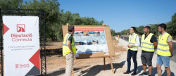 La Diputacin de Castelln contina impulsando la mejora de la red de carreteras con una nueva actuacin en la CV-100 en el trmino municipal de Rossell