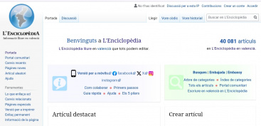 'L'Enciclopèdia' en valencià aplega als 40.000 artículs