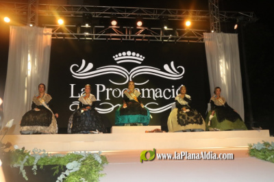 Las Fiestas del Cristo de Alcora comienzan con el gran acto de la Proclamación de la Reina y Damas