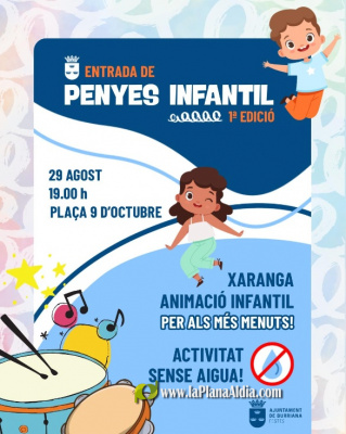 Burriana disfrutará de la primera edición de la Entrada de Peñas Infantil