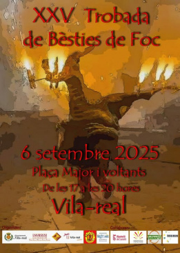 La XXV Trobada de Bèsties de Foc convierte Vila-real en capital del bestiari festivo