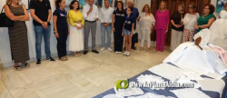 El centro social de Caixa Rural Burriana acoge la exposicin de los trabajos de la asociacin de Bolilleres i Mig Punt en Burriana