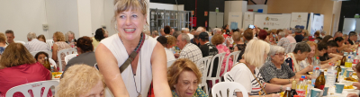 Éxito de la fiesta de la tercera edad con paella monumental en el Centre de Congressos