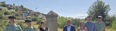 Homenaje a los guardias civiles fallecidos en acto humanitario en Oropesa del Mar