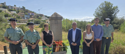 Homenatge als agents de la Gurdia Civil morts en un acte humanitari a Oropesa del Mar