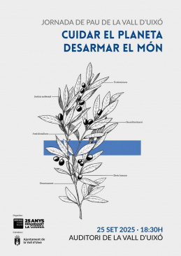 La Vall d'Uixo reflexiona sobre paz y crisis climatica en una jornada el 25 de septiembre