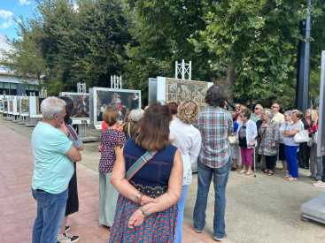 El Prado en las calles convierte en museo la glorieta de Segorbe