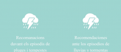 Campaa informativa de Moncofa ante lluvias y tormentas