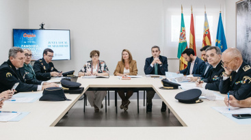 Preparativos de seguridad para el Festival Capla en Castellon