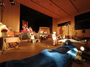 Los Reyes Magos visitan Vilafranca en una noche helada