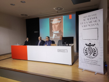 La M.I. Academia de la M�sica Valenciana edita la obra coral recuperada del compositor valenciano Vicente Pitarch i Sim�