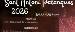 Palanques celebra Sant Antoni 2026 con cuatro d�as de tradici�n, fuego y convivencia