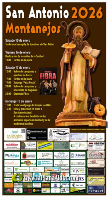 Montanejos celebra San Antonio Abad con un completo programa festivo
