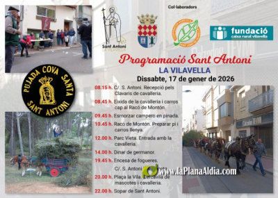 La Vilavella celebra Sant Antoni este s�bado