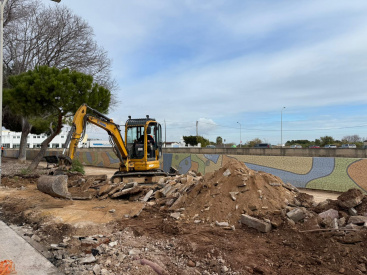 Burriana inicia la segunda fase de las obras en la avenida Juan Bautista San Mart�n