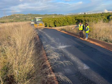 Betx� completa el asfaltado del camino de Les Forques y mantiene su compromiso de mejorar al menos una v�a rural cada a�o