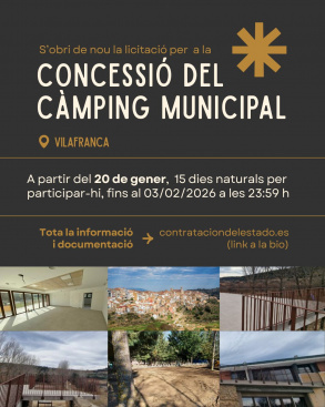 Vilafranca abre de nuevo la licitaci�n del Camping Municipal
