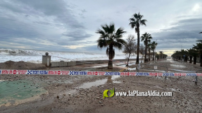 Moncofa recuerda la importancia de construir espigones en el Grau para evitar da�os como los provocados por el temporal en el paseo mar�timo