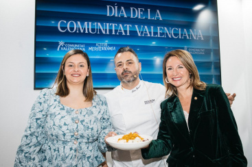 El arroz a banda del Grao brilla en Fitur con un showcooking organizado por el Patronato de Turismo