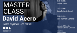 David Acero impartir� una clase magistral en el Centre Municipal de les Arts de Burriana