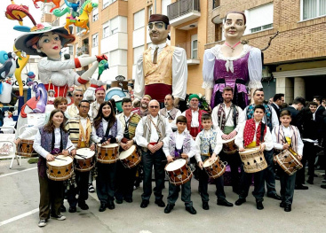 La Colla de Dol�ainers i Tabaleters de Burriana ser� reconocida como Geganter de Honor 2026