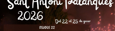 Palanques celebra Sant Antoni 2026: cuatro d�as de tradici�n, fuego y convivencia