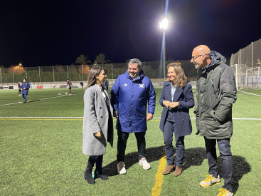 El Ayuntamiento de Castell�n mejora la iluminaci�n del campo Javier Marquina con una inversi�n de 46.758 euros