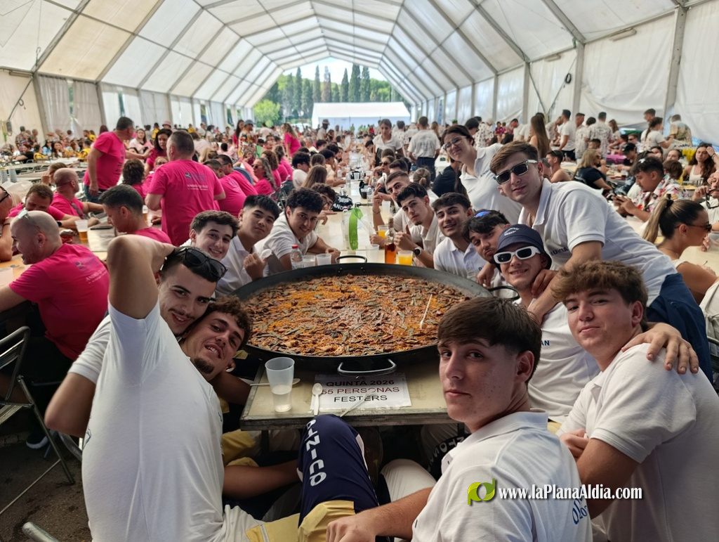 M�s de 1.700 persones participen en la XXVIII Trobada de Quintes d'Almenara