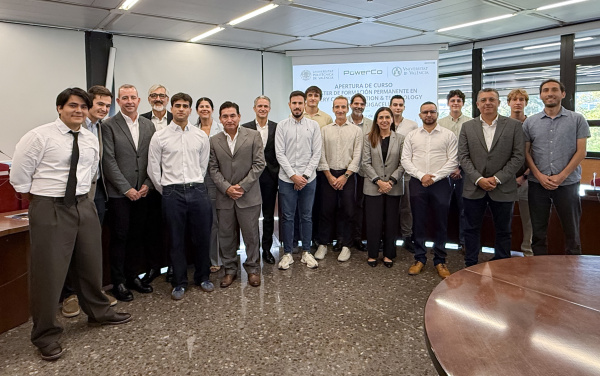 PowerCo, UPV y UV inauguran el primer Máster en Producción y Tecnología de Celdas de Baterías para la movilidad eléctrica en Valencia