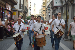 Aquesta vesprada, Vila-real va celebrar un Correllengua c�vic per a conmemorar el 9 d'octubre