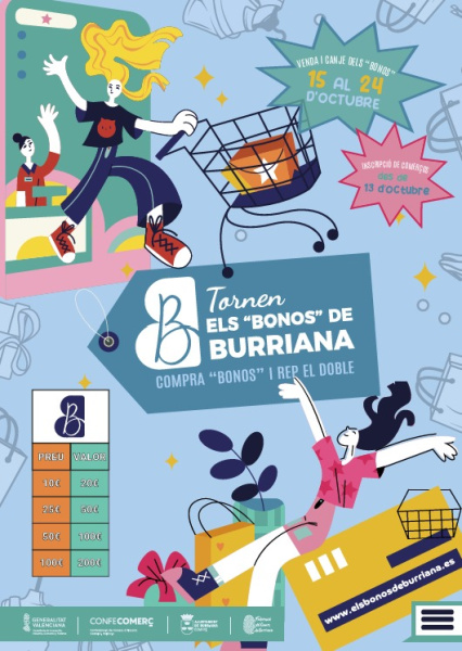 Burriana arranca la campaña de bonos de comercio 2026