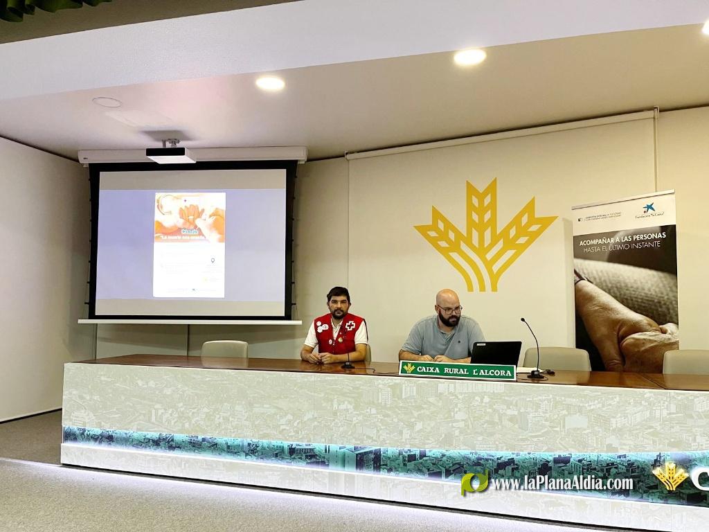Gran �xito de la charla del psic�logo Francisco Javier Morales dentro del Ciclo Escuela de Salud de Cruz Roja Alcora