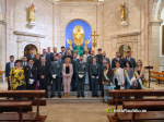 Autoridades, reina y damas y pueblo en general con la guardia civil de Alcora en su d�a del Pilar
