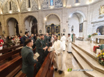 Autoridades, reina y damas y pueblo en general con la guardia civil de Alcora en su d�a del Pilar