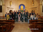 Autoridades, reina y damas y pueblo en general con la guardia civil de Alcora en su d�a del Pilar