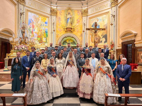 Almassora conmemora el Día de la Fiesta Nacional con un homenaje a la Guardia Civil y a la Virgen del Pilar