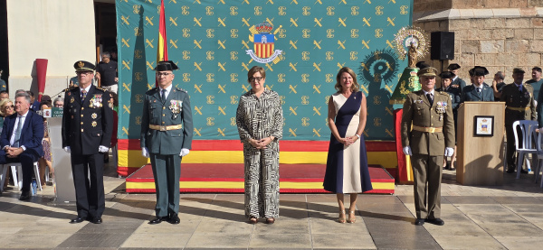 La Virgen del Pilar preside en Castellón un acto de la Guardia Civil que ensalza su labor en seguridad y emergencias