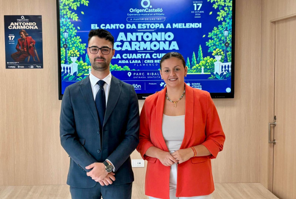 Castellón presenta una nueva edición del Festival Origen con Antonio Carmona como principal reclamo