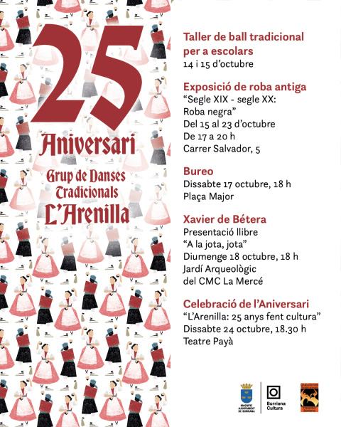 borriana-celebra-el-25-aniversario-del-grup-de-danses-tradicionals-l-arenilla-con-un-amplio-programa-de-actividades