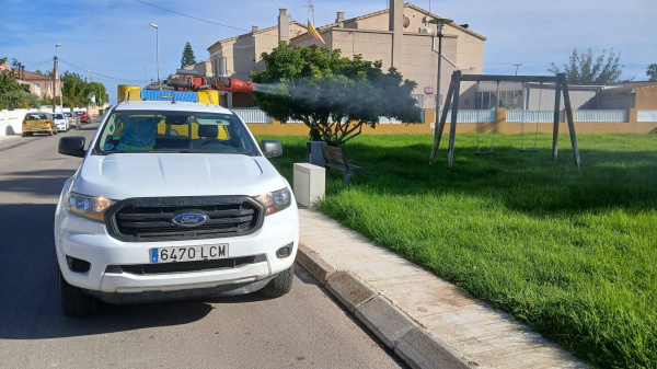 Almassora refuerza los tratamientos contra mosquitos tras lluvias y altas temperaturas