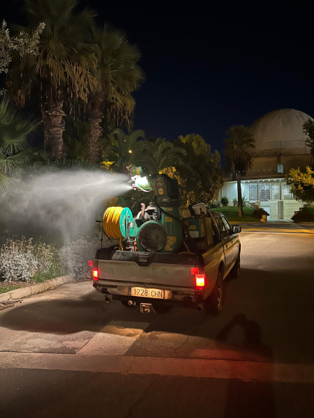 Castellón refuerza el control del mosquito tras las últimas lluvias con actuaciones en Serrallo, litoral y otras zonas del término municipal