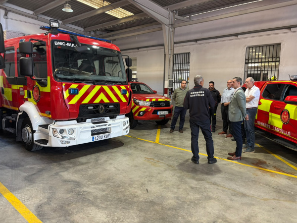 Castellón renueva una Autobomba Urbana Ligera de Bomberos
