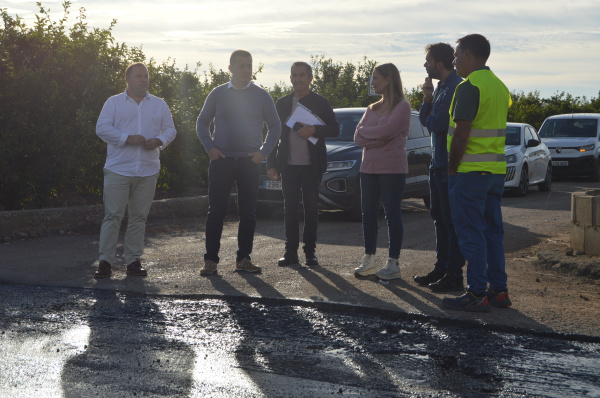 Vila-real y Les Alqueries ultiman las obras de reparación del camino rural Artana-les Voltes con una inversión de 96.383,76 euros