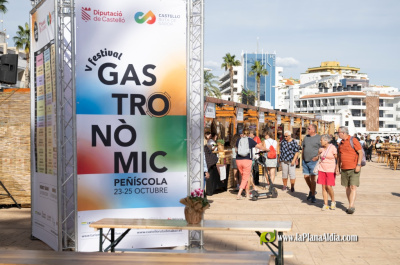 La Diputación de Castellón cierra con una gran afluencia de público el V Festival Gastronómico 'Castelló Ruta de Sabor' celebrado en Peñíscola